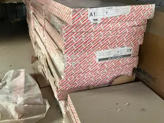 Gibsplader 60x60 akustisk og almindelig 40- pr m2
