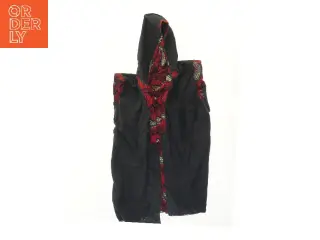 Vendbar vest med hætte til rollespil mv (str. bryst 50 cm, længde 75 cm)