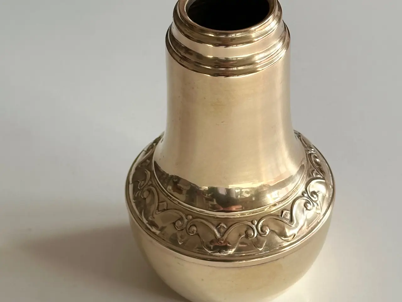 Billede 5 - Messingvase, antik