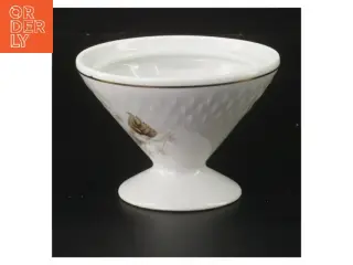 Porcelænsskål med guldkant fra Vielleicht Uhls (str. Ø 9 cm)