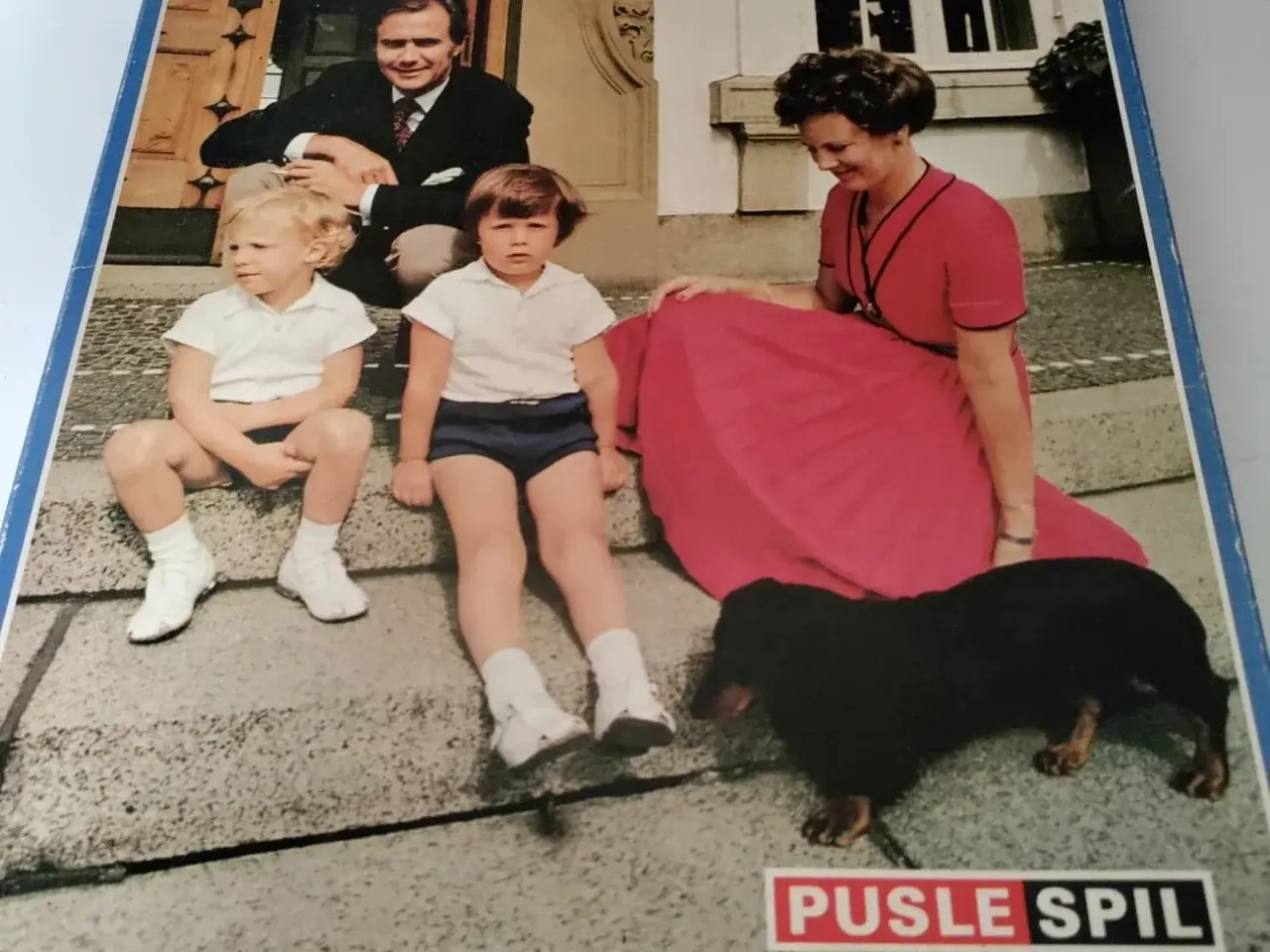 Billede 1 - Retro puslespil med Dronning Margrethe,