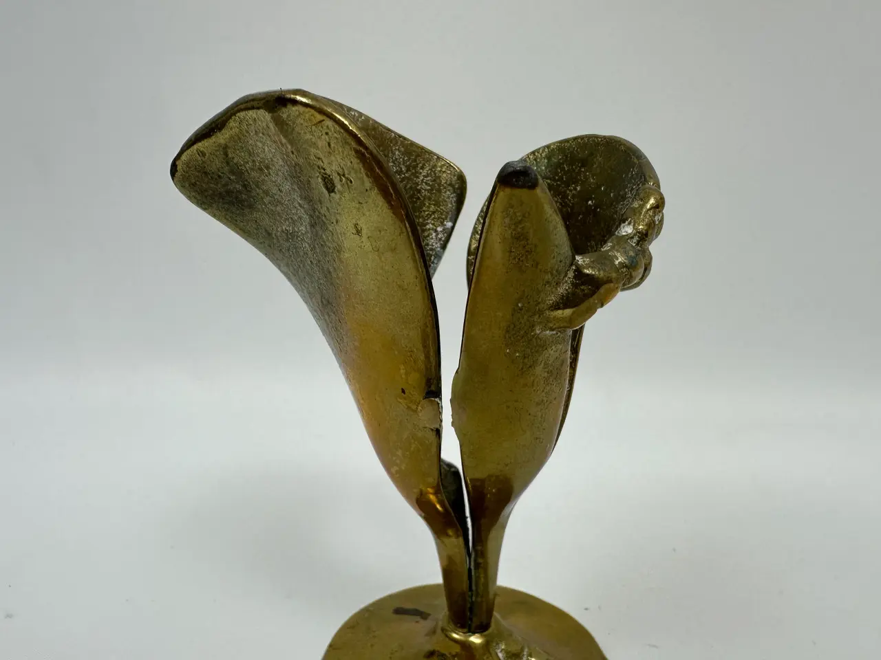 Billede 4 - Retro messing vase / kunst