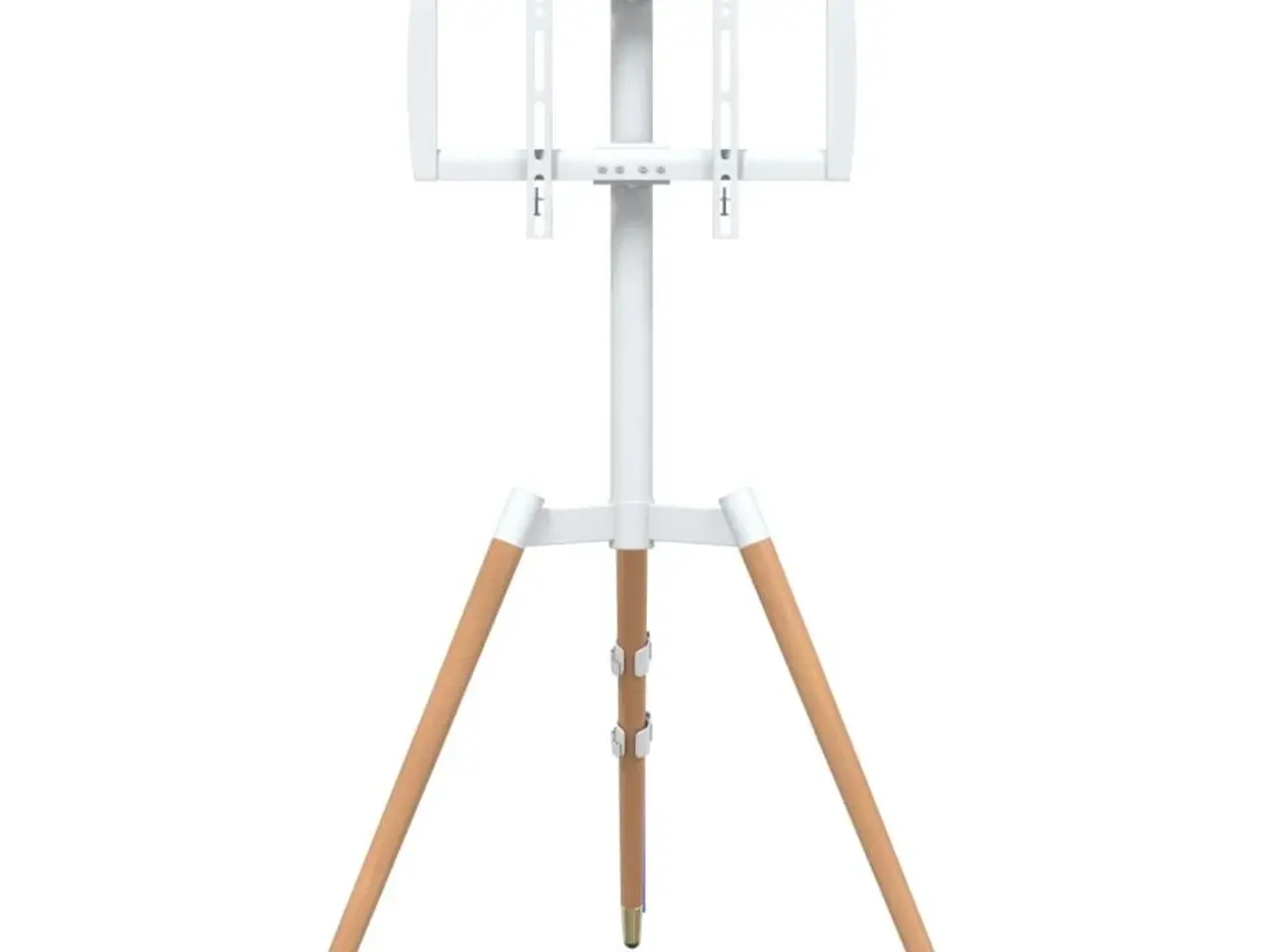 Billede 4 - TV-stativ til 37-65" skærm - hvid/natur, 40 kg