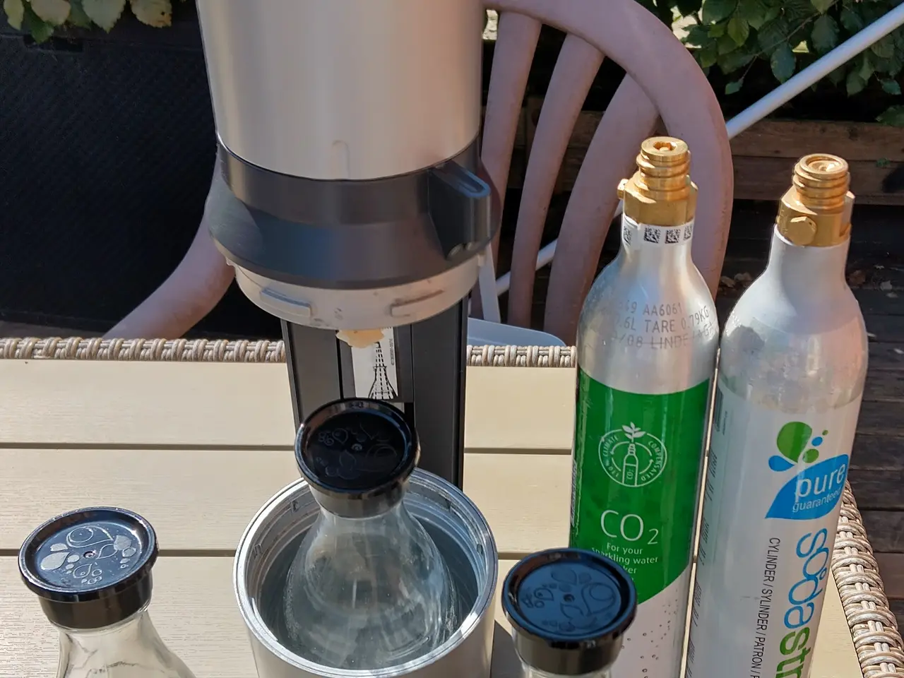 Billede 1 - Sodastream Crystal Inkl. patron og 3 glas flasker