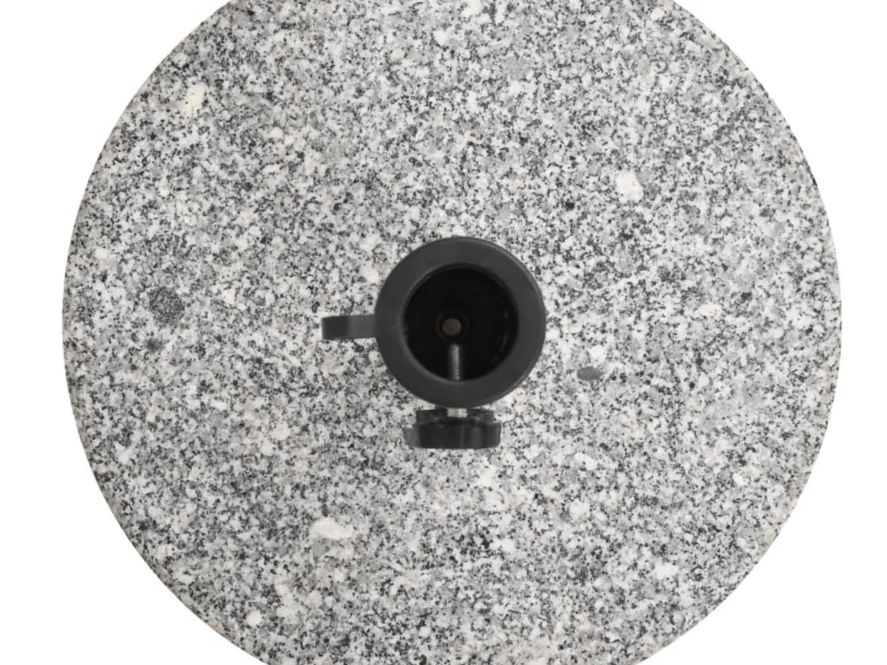 Billede 3 - Parasolfod i granit, rund - 20 kg, grå