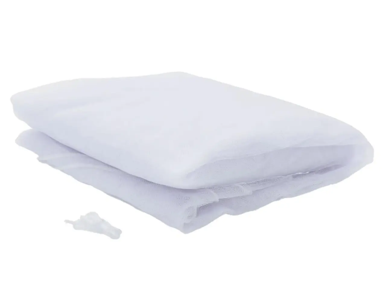 Billede 5 - Myggenet til seng - rund model 56×56×220 cm, hvid polyester