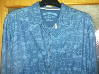 ESPRIT, CHAMBRAY SKJORTE, SOM NY, 2XL