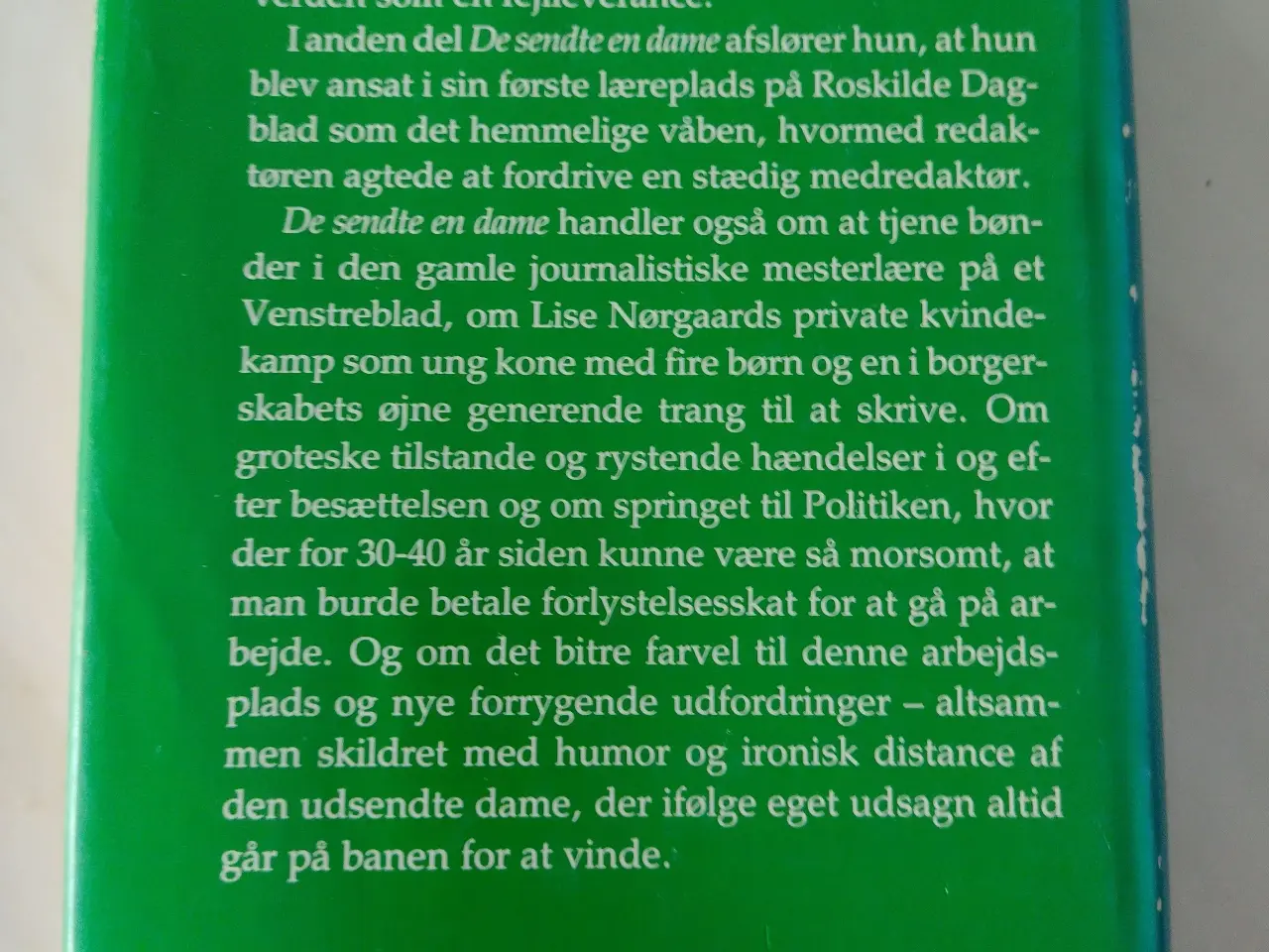 Billede 3 - Lise Nørgaard: De sendte en dame