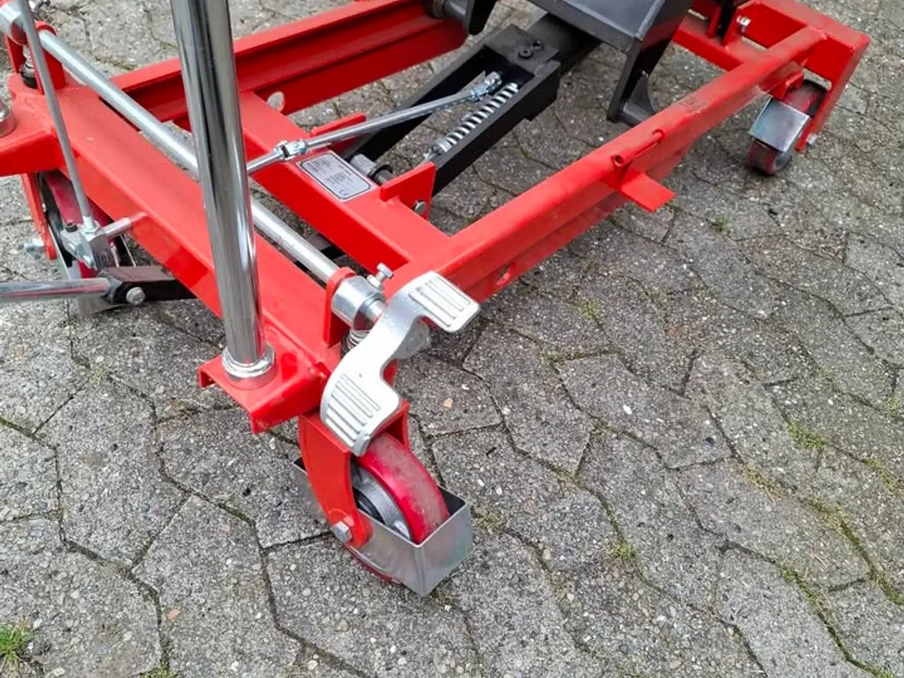 Billede 3 - Hydraulisk løftevogn / Løftebord 1.000 kg.