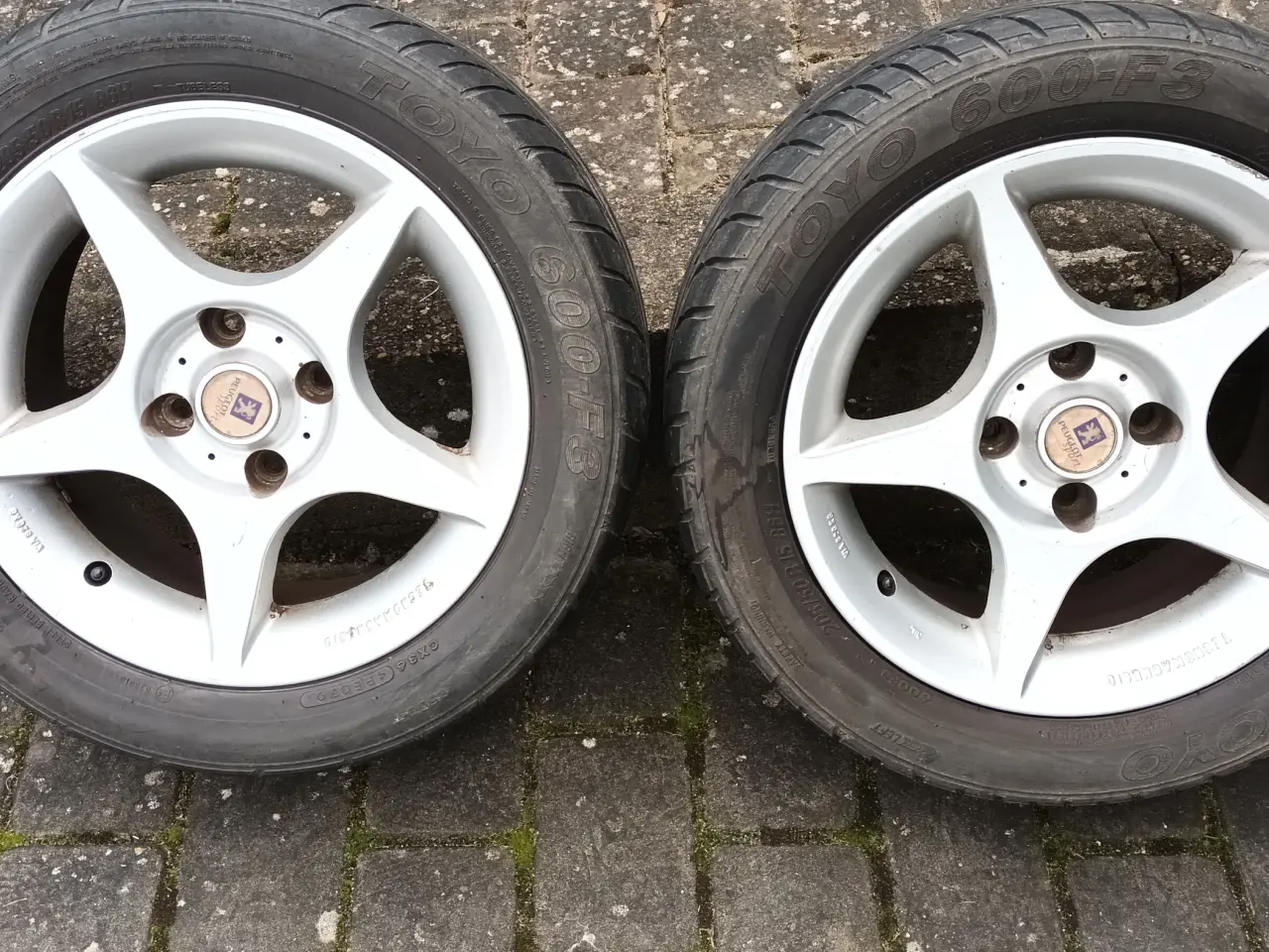 Billede 2 - 15" Alu hjul m/sommerdæk