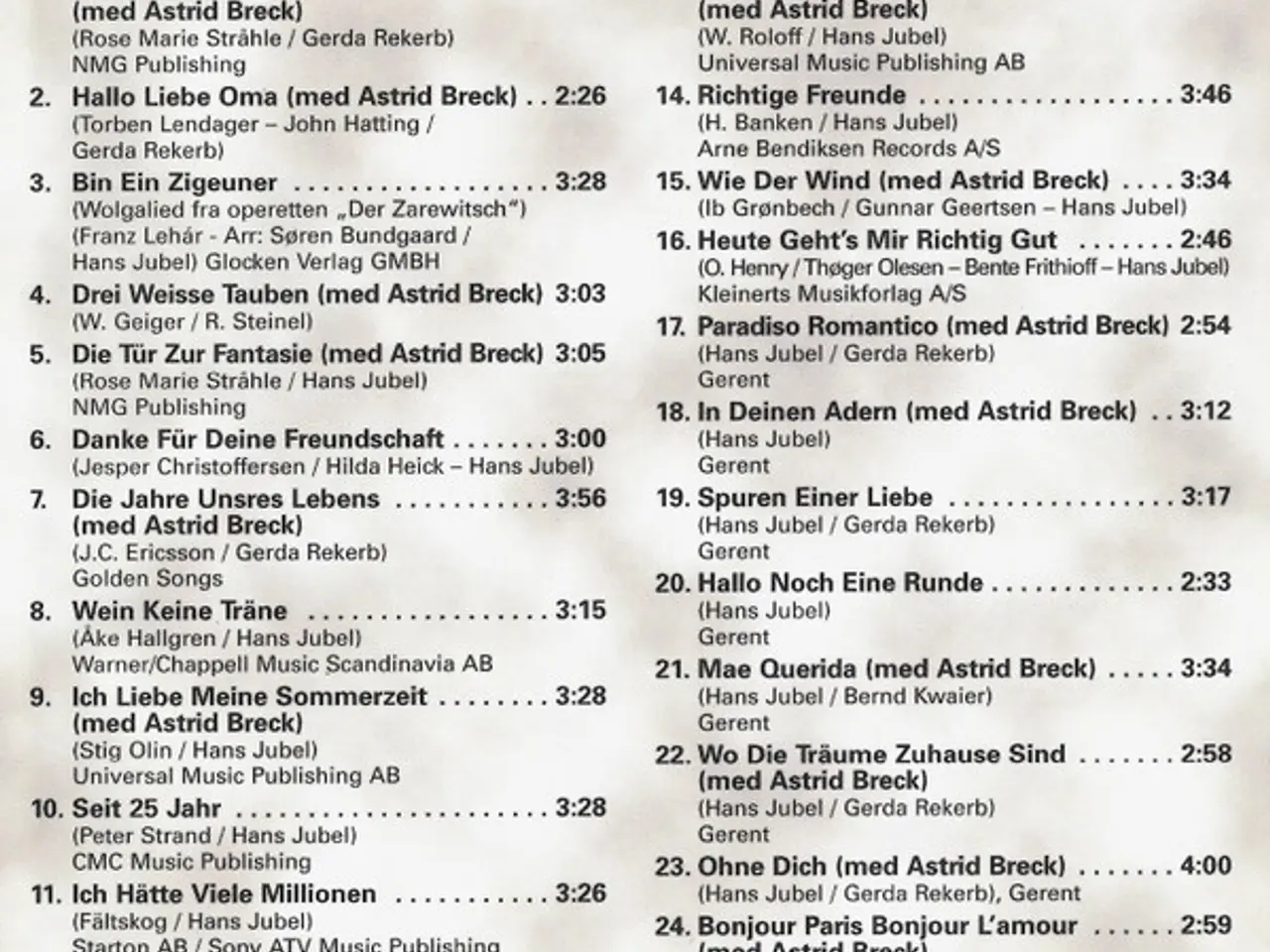 Billede 10 - Freddy Breck – 100 Go'e – 4CD