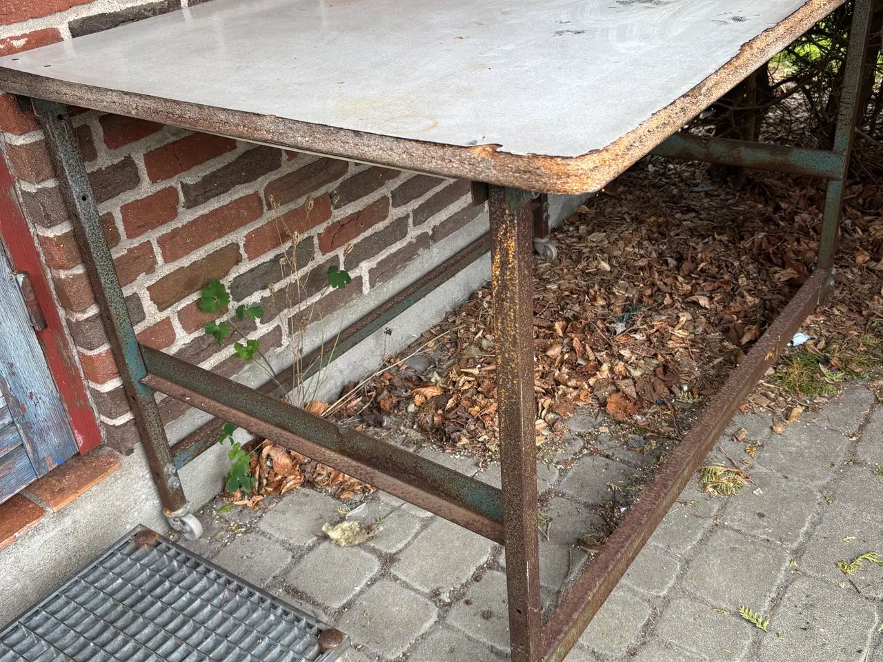 Billede 5 - Værkstedsbord/arbejdsbord i metal