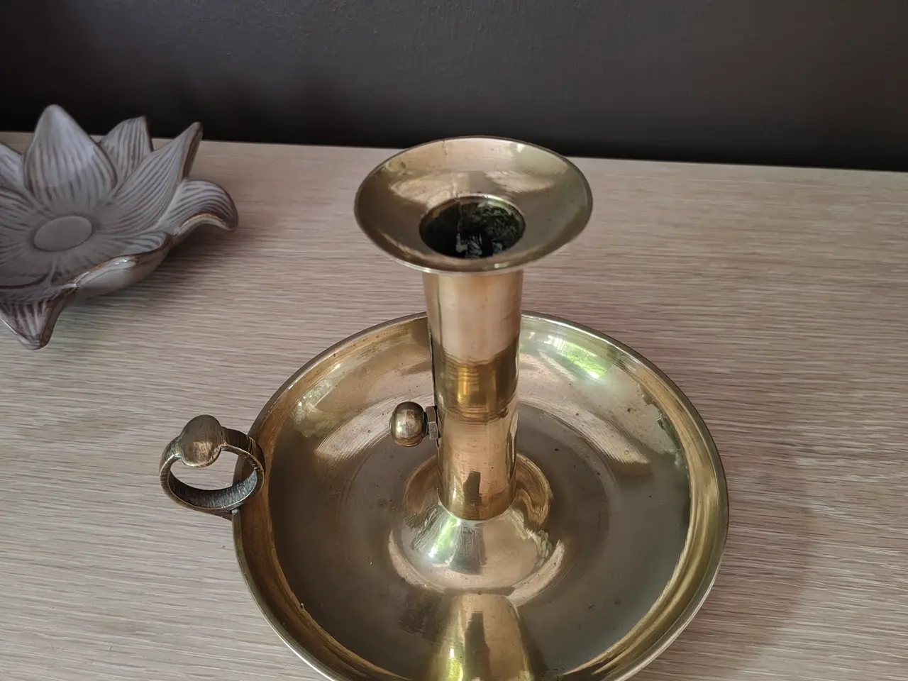 Billede 5 - Flot messing kammerstage