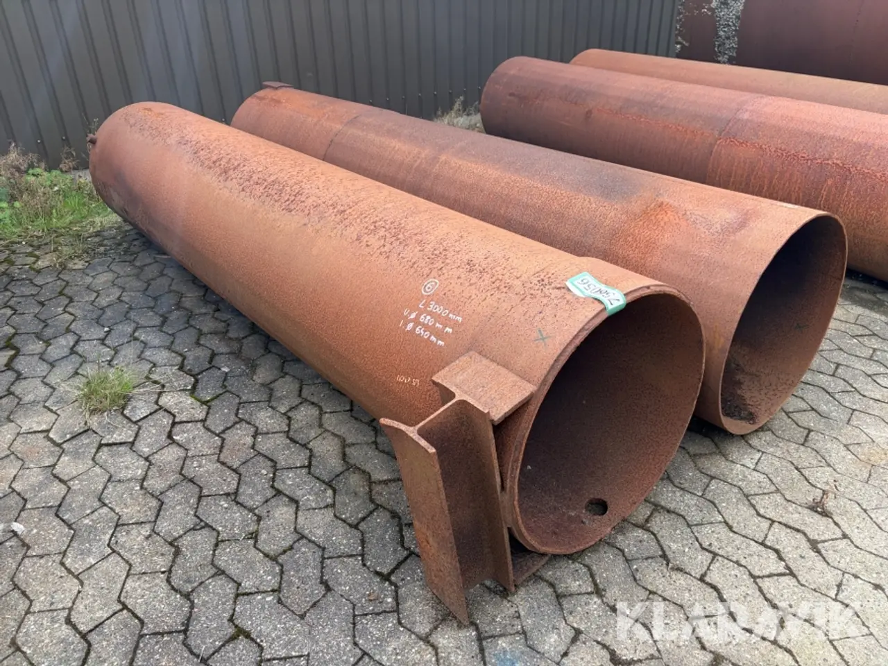Billede 3 - Casing jern rør Ø3000x680mm 2 styk