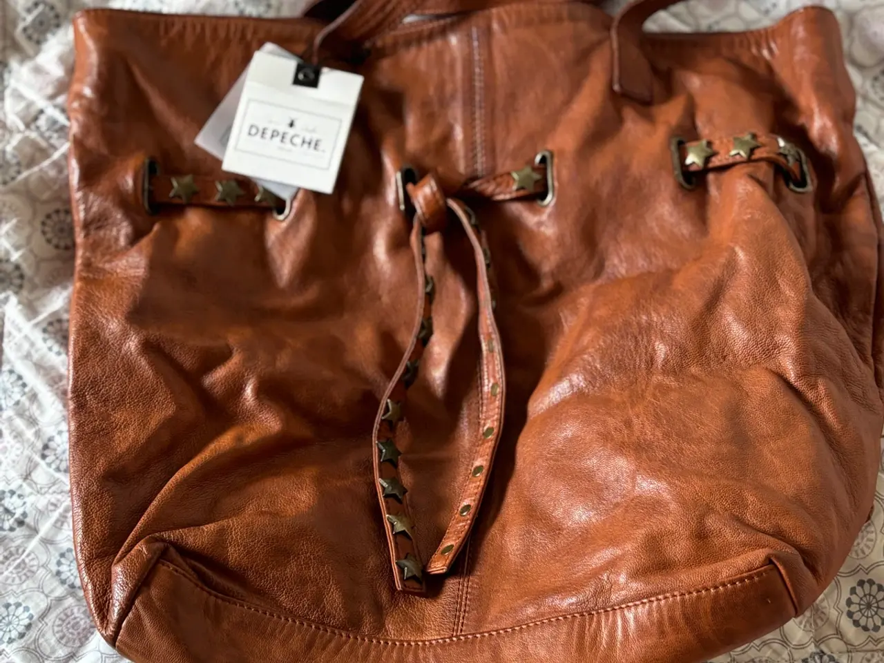 Billede 1 - Shopper i skind fra Depeche