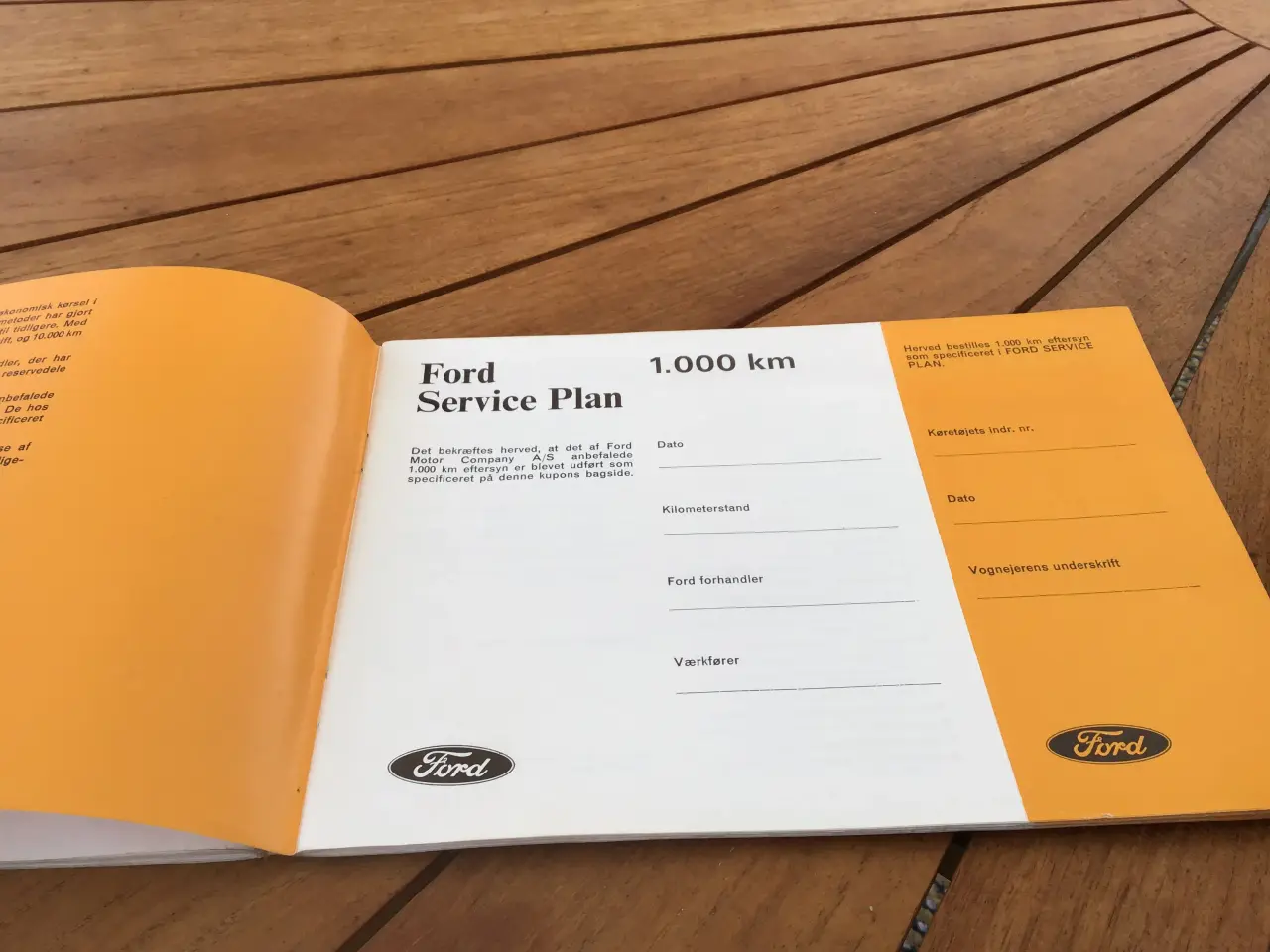 Billede 2 - Ford escort instruktionsbog ubrugt