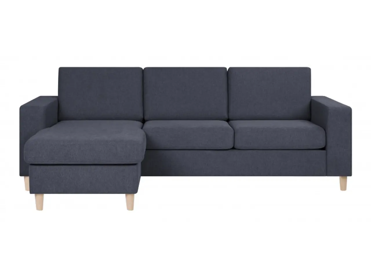 Billede 7 - Pan Chaiselong sofa Blå stof vendbar