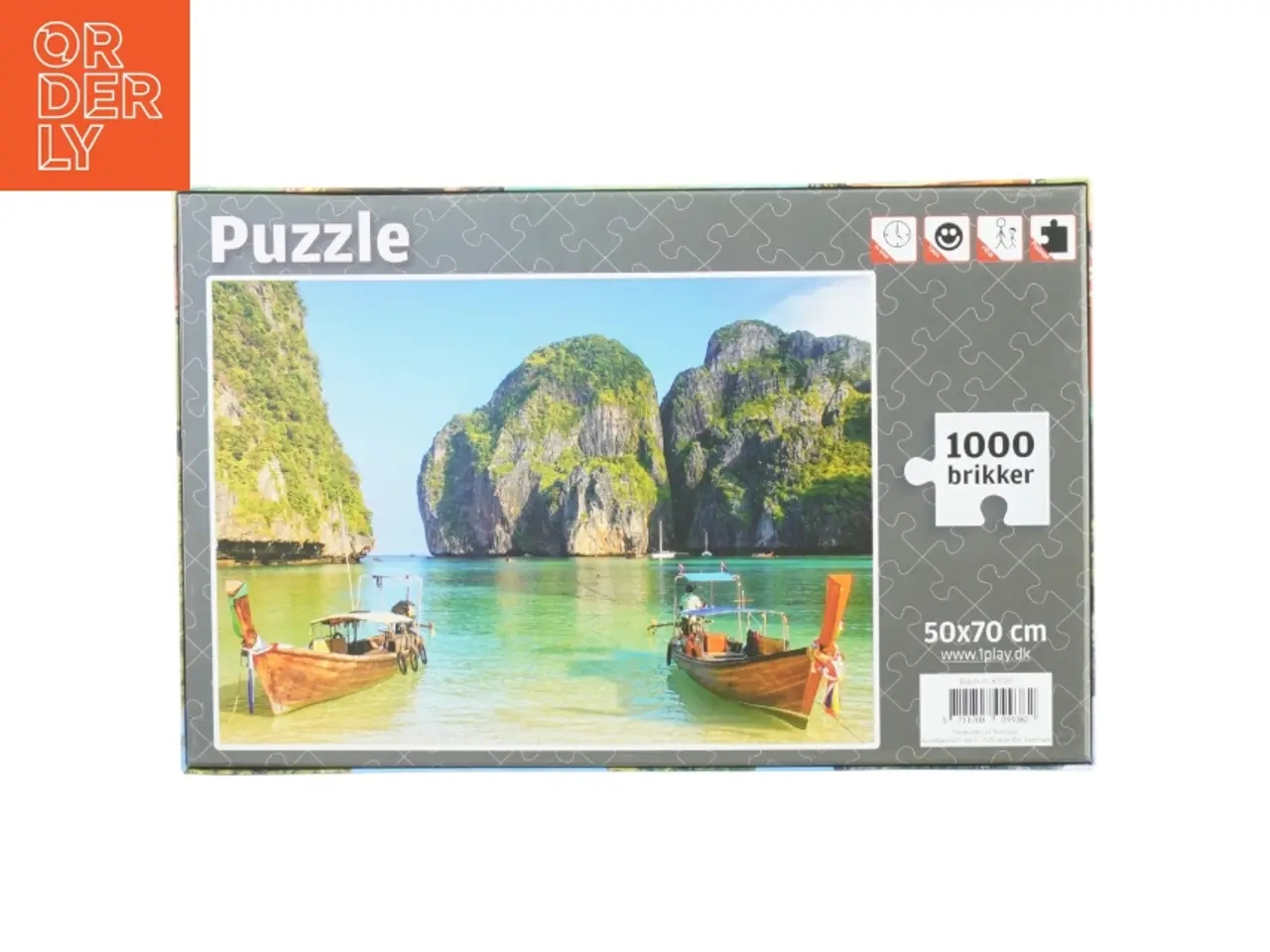 Billede 3 - Puslespil, 1000 fra One Play (str. 35 x 22 cm)