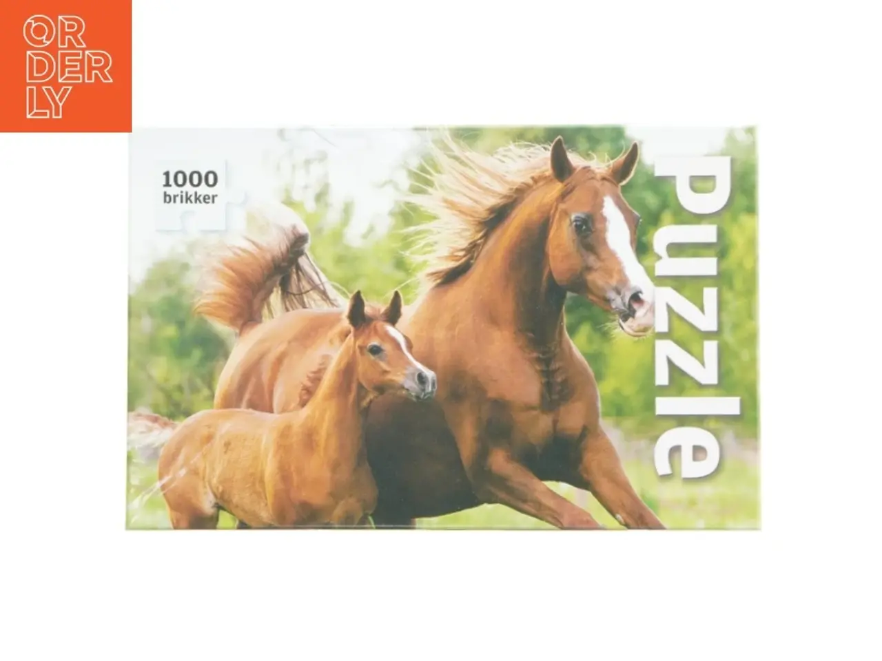 Billede 1 - Puslespil med heste motiv fra 1play (str. 1000 brikker 50x70 cm)