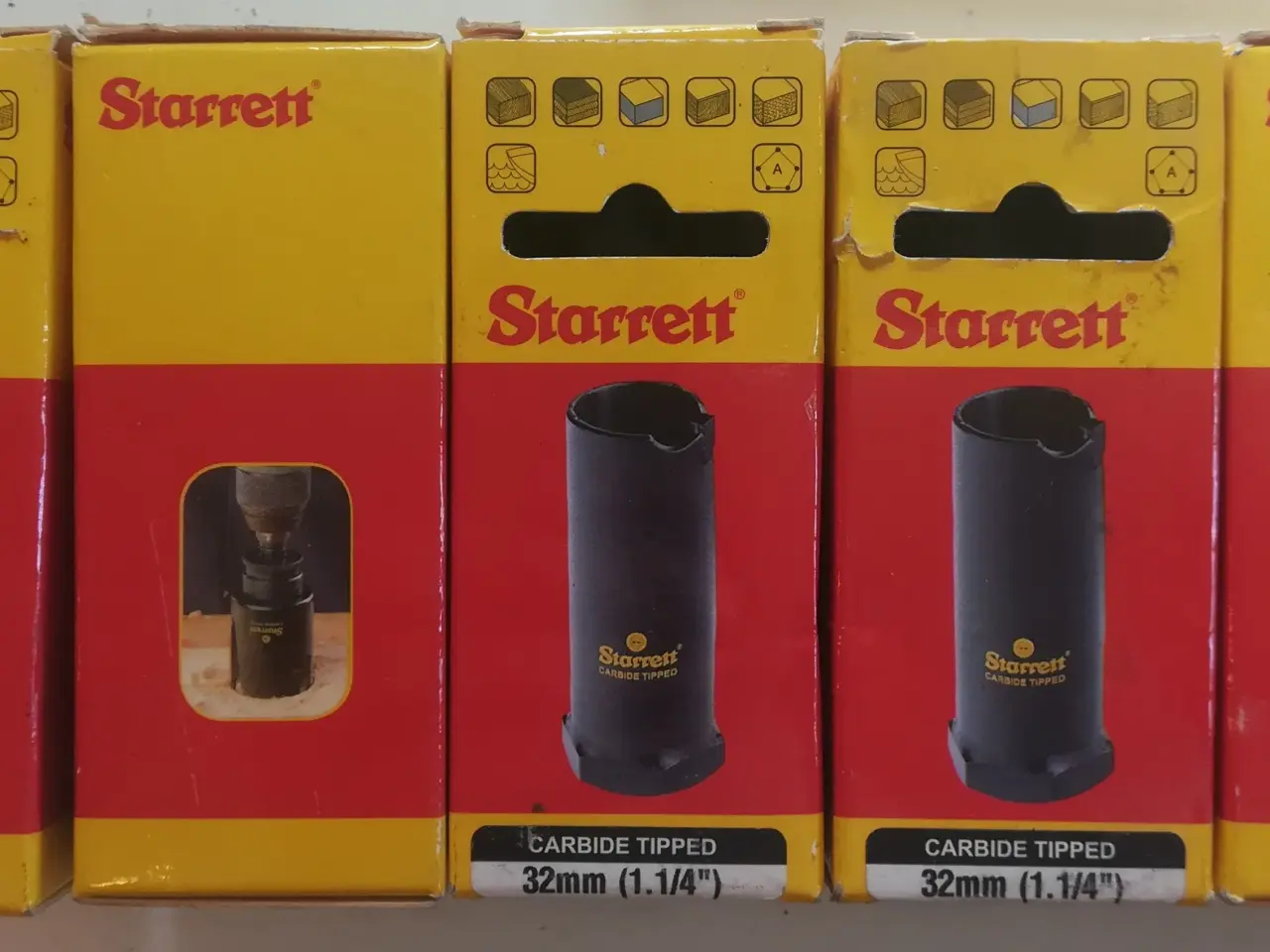 Billede 2 - Starrett Hulsav, Stål, dia.: 32mm, 54mm