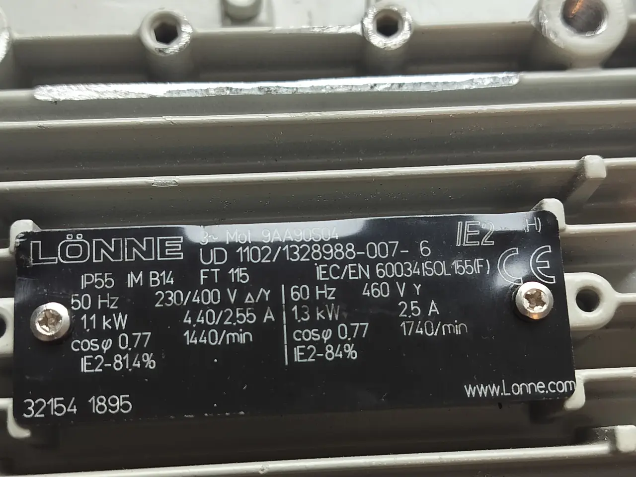 Billede 2 - 1,1 kW elmotor