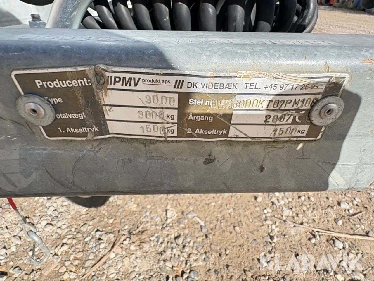 Billede 5 - Kabeltrailer PMV trailers 3000kg