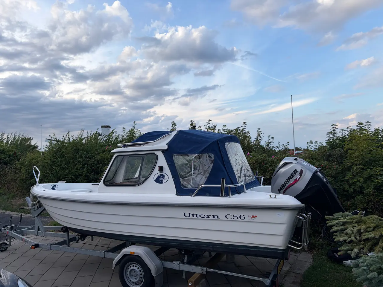 Billede 7 - Uttern C56 – Mariner 50 hk EFI – Brenderup 1000 kg