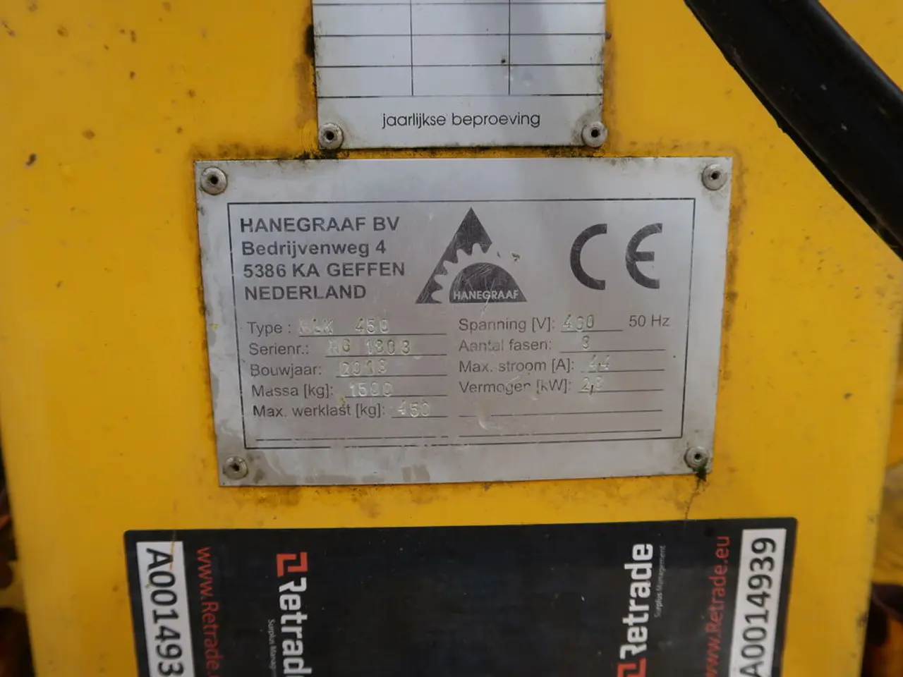 Billede 9 - Montagekran HANEGRAAF HLK 450