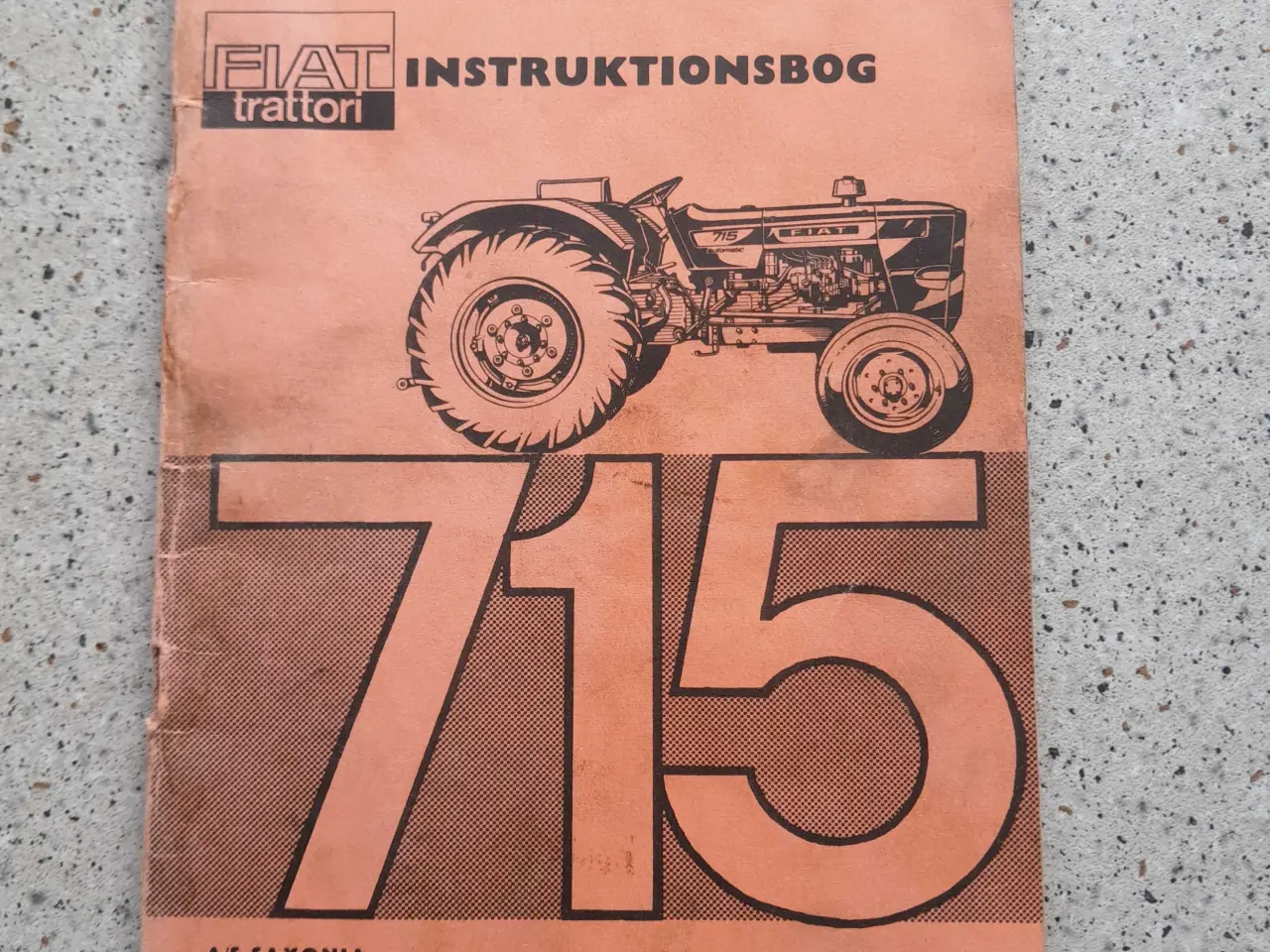 Billede 1 - Instruktionsbog Fiat 715