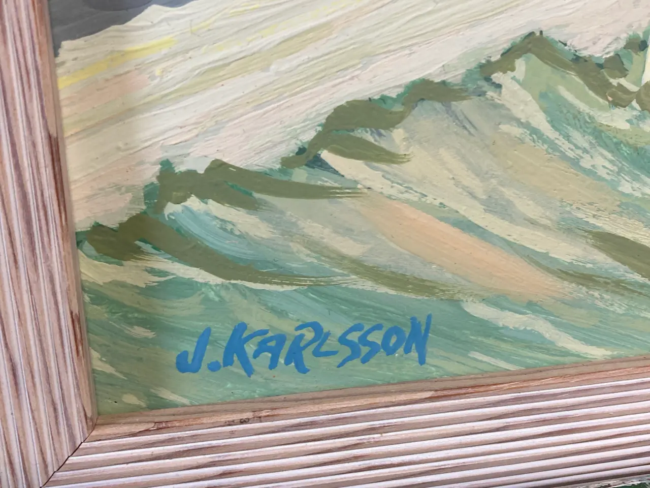 Billede 2 - Maleri af J Karlsson