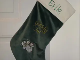 Julesok med valgfrit navn