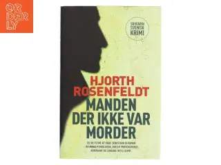 Manden der ikke var morder af Michael Hjorth (f. 1963-05-13) (Bog)