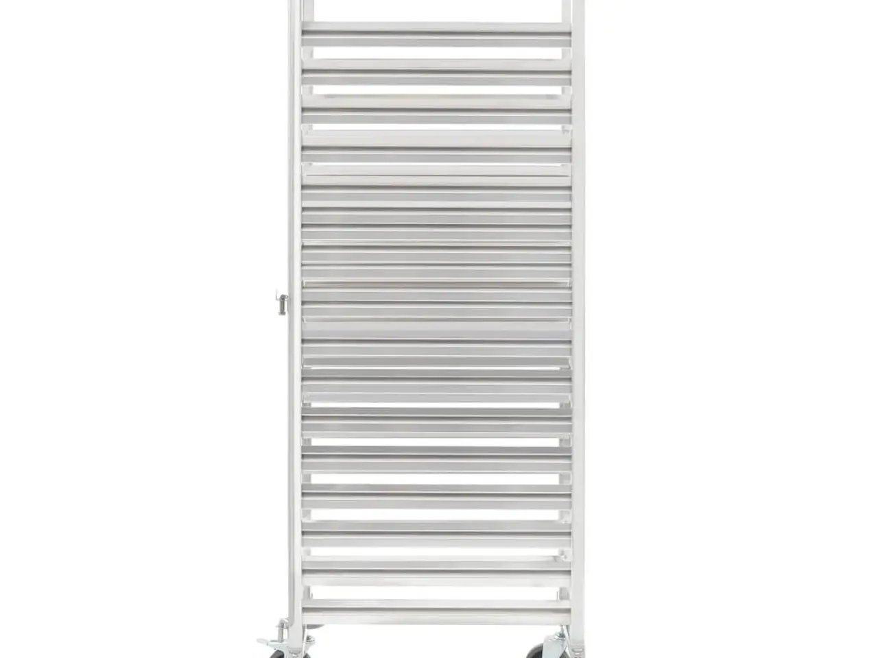 Billede 2 - Køkkenvogn til 16 bakker - rustfrit stål 38 × 55 × 163 cm