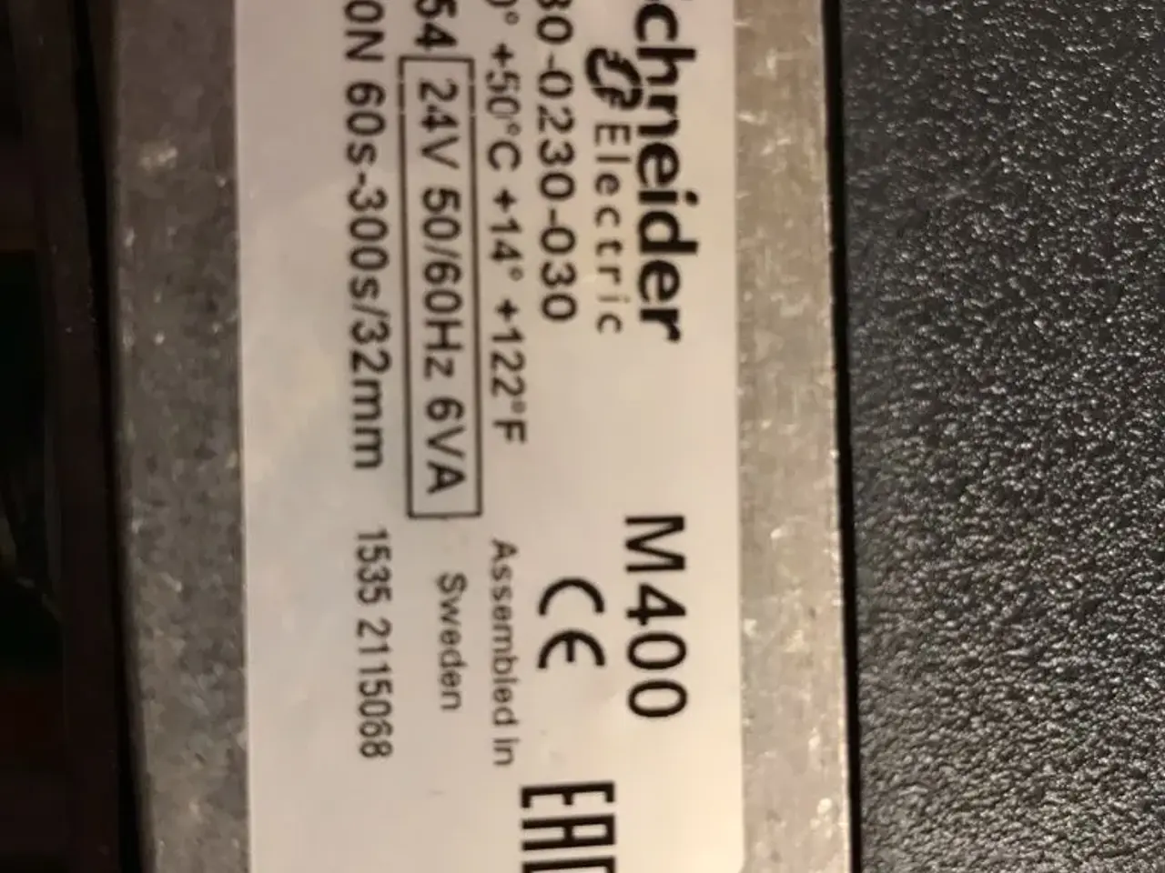 Billede 3 - Schneider M400 ventil aktuator