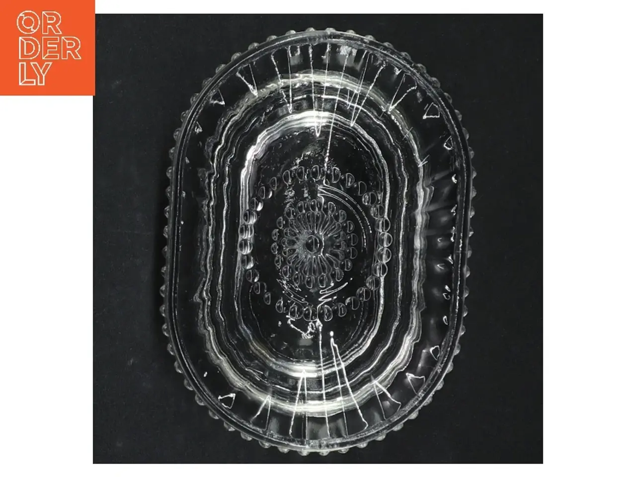 Billede 3 - Glasfad (str. 12,5 x. 9 cm)