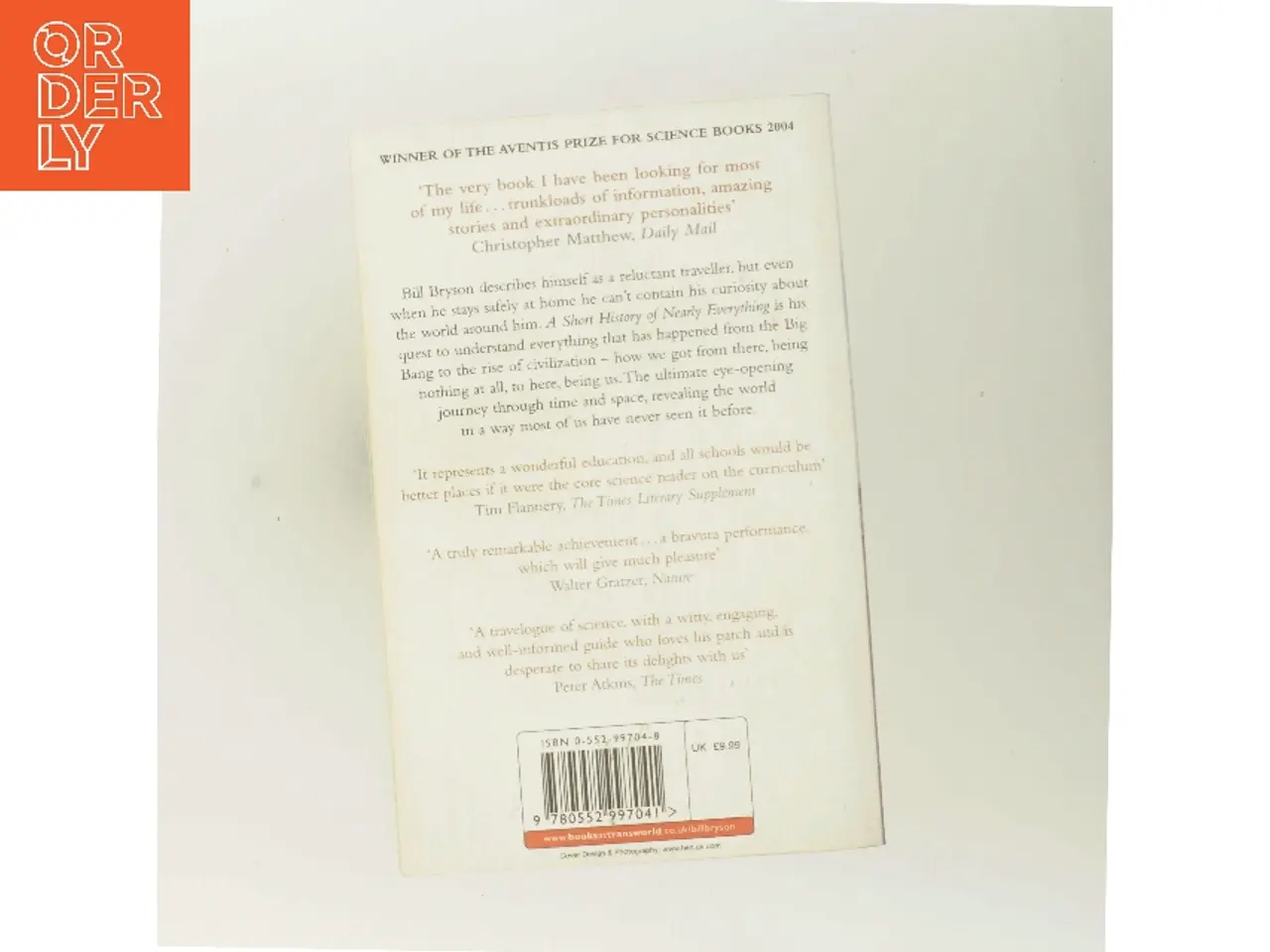 Billede 3 - A Short History of Nearly Everything by Bill Bryson af Bill Bryson (Bog)