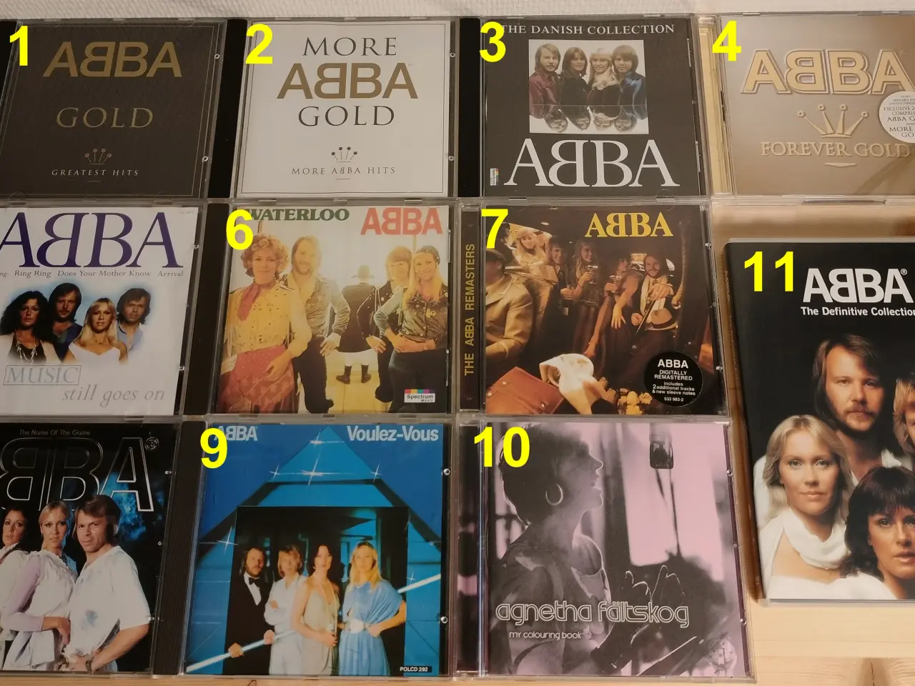 Billede 1 - ABBA, CD'er + DVD: 10 Titler