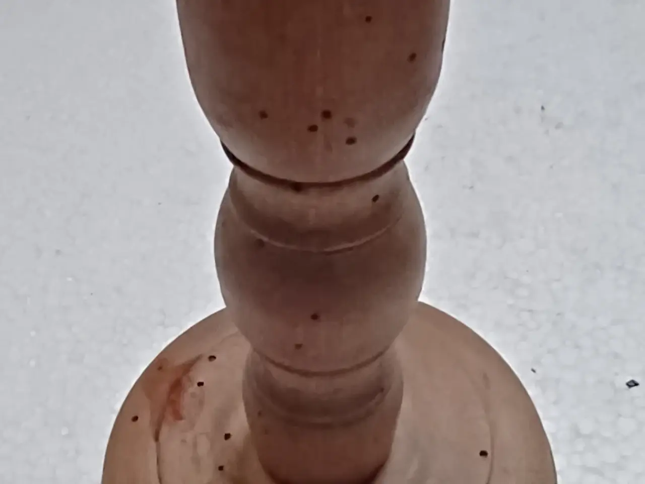 Billede 2 - Antik almue-lysestage, træ