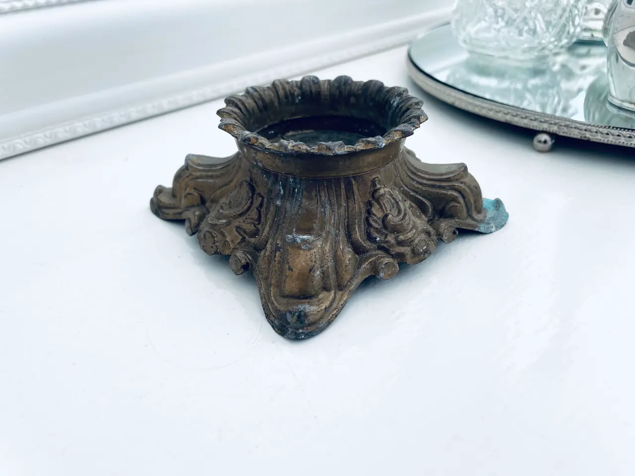 Billede 8 - Lysestage med masser af patina 