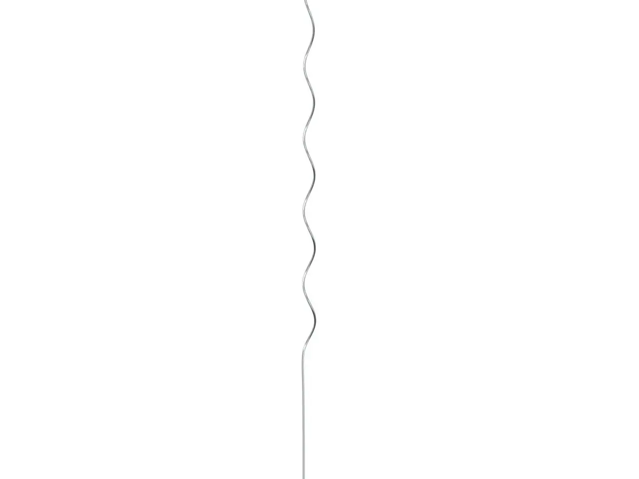 Billede 4 - Spiral plantestøtter 5 stk Sølv 150 cm Galvaniseret stål