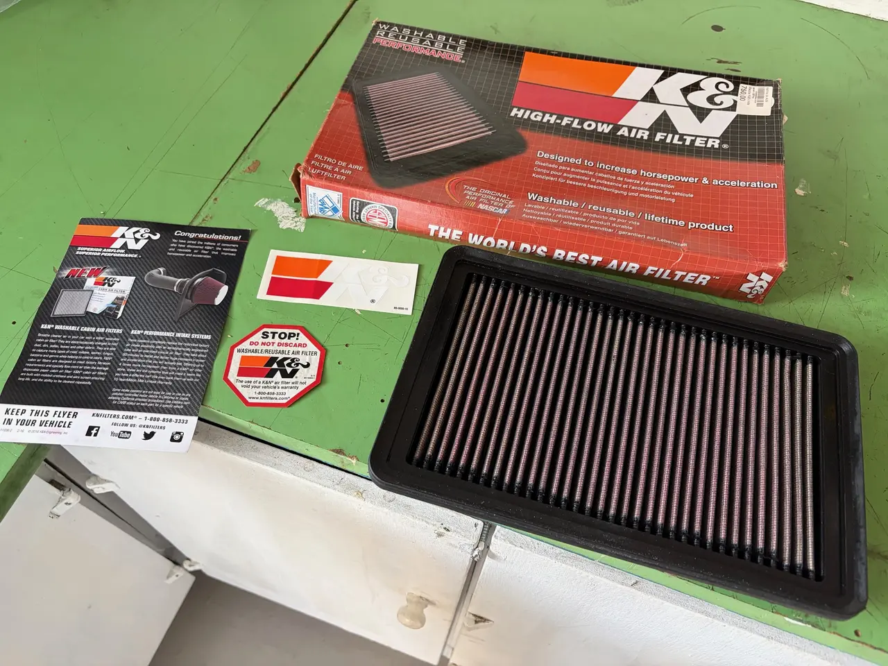 Billede 1 - KN luftfilter til Mazda 3