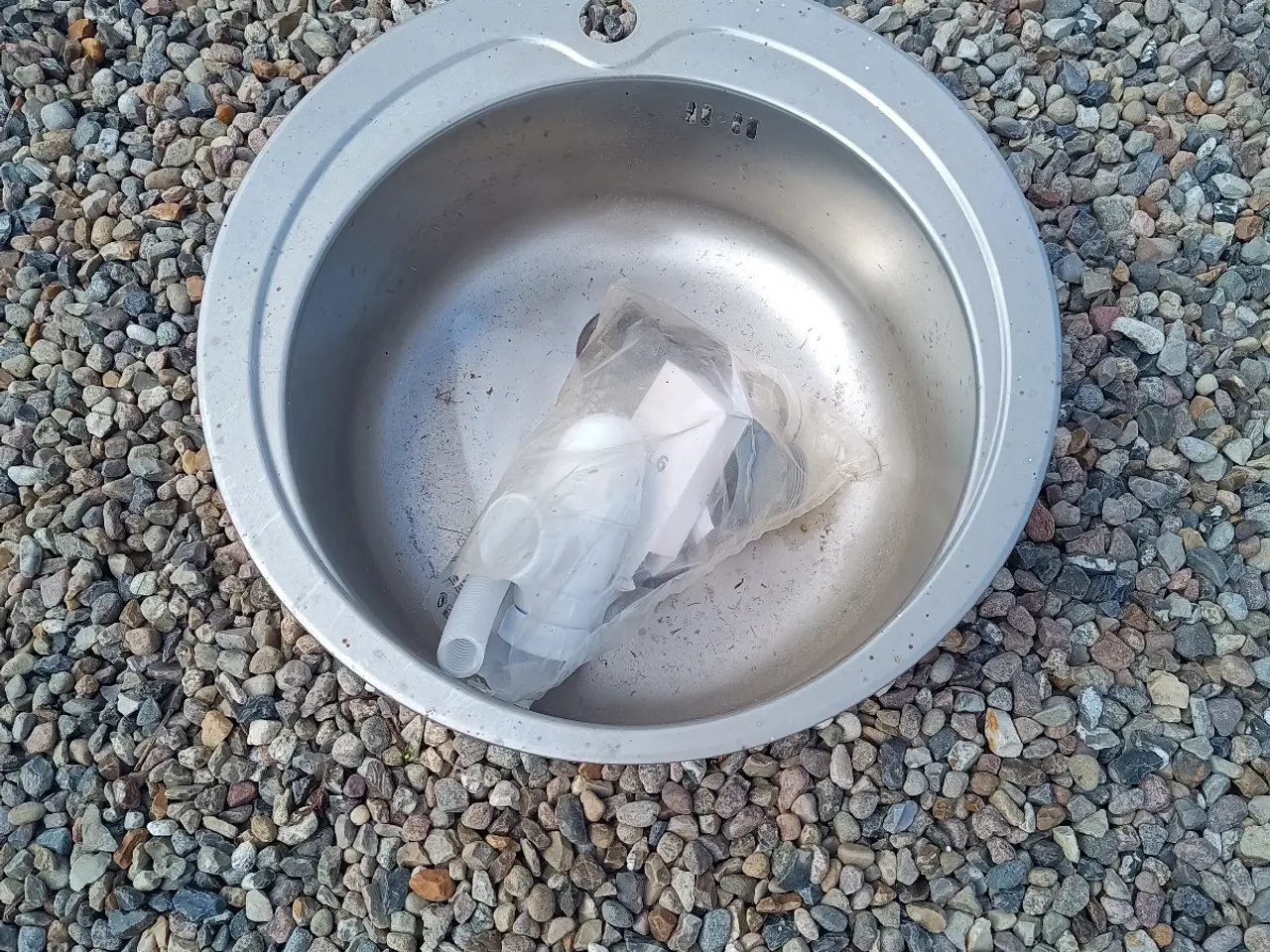 Billede 1 - Rund stål vask