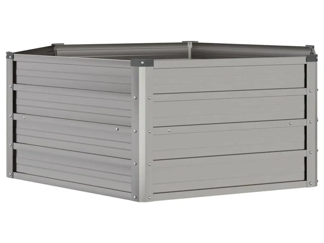 Billede 2 - Højbed 129x129x45 cm cortenstål rustfarvet