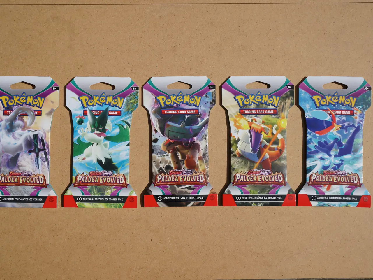 Billede 2 - 5x Scarlet and Violet: Paldea Evolved sleeved boos