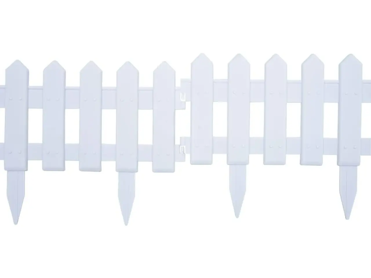 Billede 5 - Bedhegn 25 stk. 10 m PP hvid