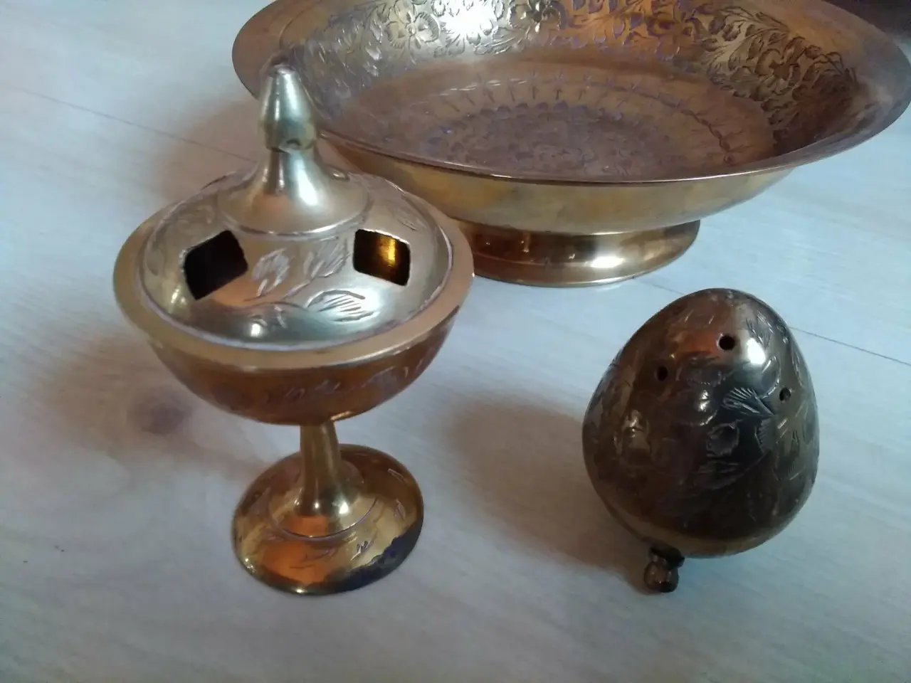 Billede 1 - Indisk kunst med graveringer