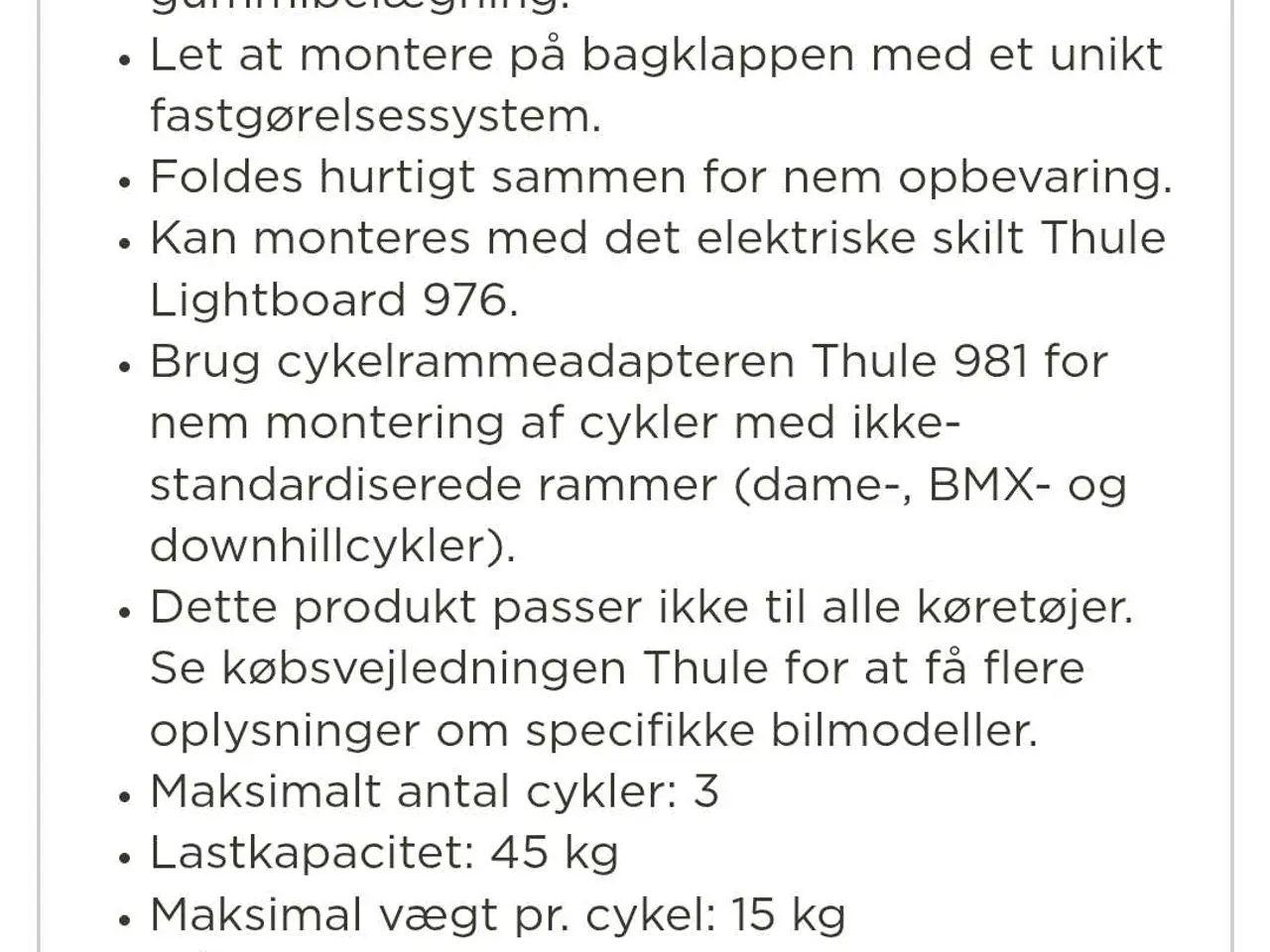 Billede 5 - Thule cykle holder