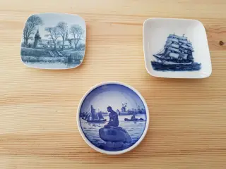 Mini platter fra Royal Copenhagen m.m.