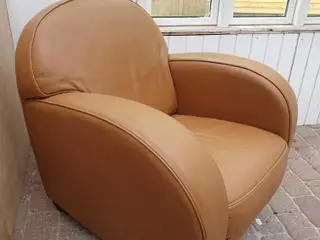 Natuzzi Club læderlænestol