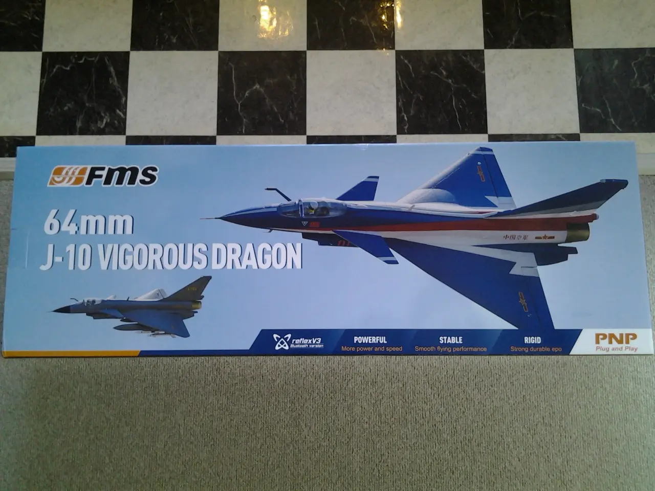 Billede 1 - Fjernstyret fly, FMS J-10 64mm EDF Jet (PNP)